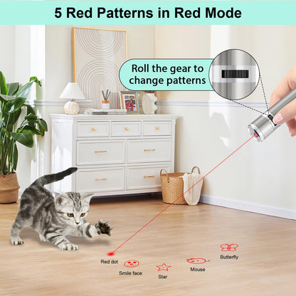TBTeek Cat Toy, Rechargeable, Battery Screen, Cute Fun Creative Body