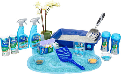 Fresh Step Cat Litter Crystals Deodorizer, Summer Breeze Scent, 30 Oz