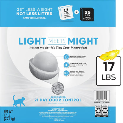 Purina Tidy Cats LightWeight Glade Clear Springs Litter, 17 lb