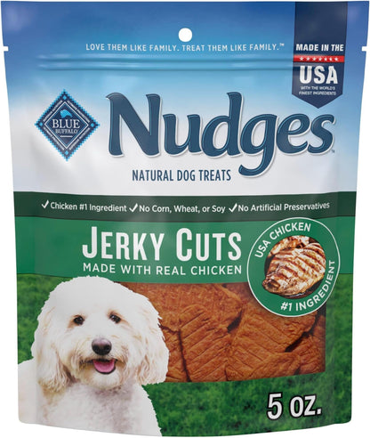 Blue Buffalo Nudges Jerky Cuts Chicken Dog Treats, 16 oz