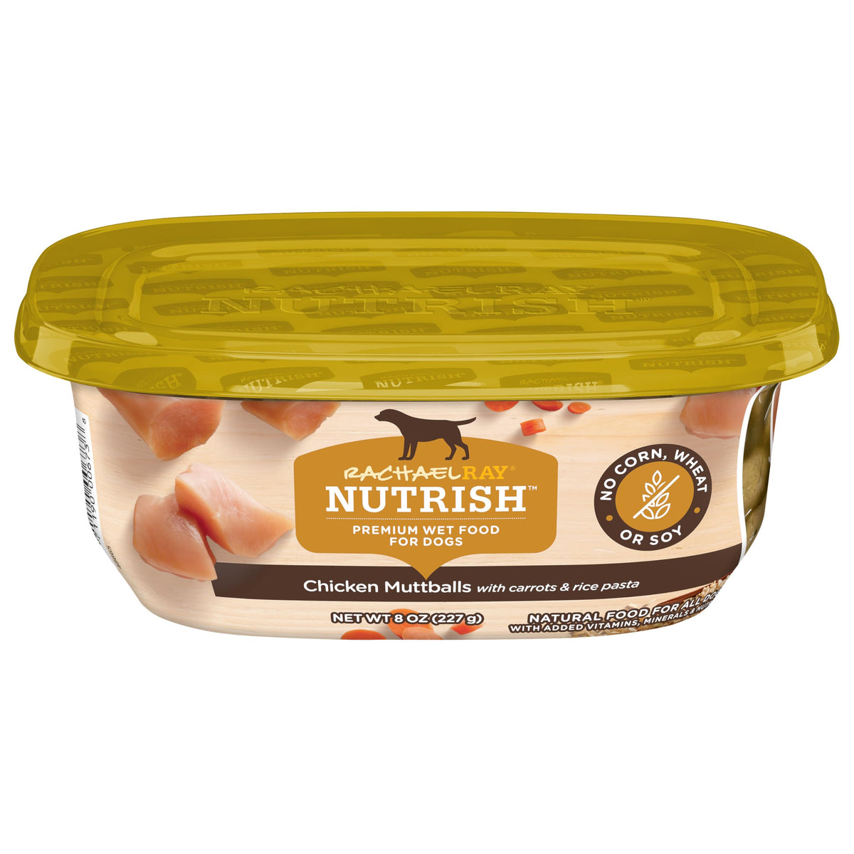 Nutrish Chicken Paw Pie Wet Dog Food, 8 oz. Tub (Pack of 8) (Rachael Ray)
