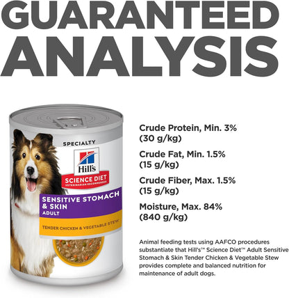 Hill's Science Diet Sensitive Stomach & Skin Wet Dog Food