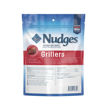 Blue Buffalo Nudges Grillers Steak Dog Treats, 16 oz