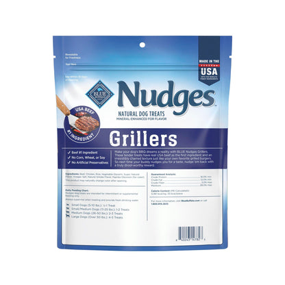 Blue Buffalo Nudges Grillers Chicken Dog Treats, 16 oz