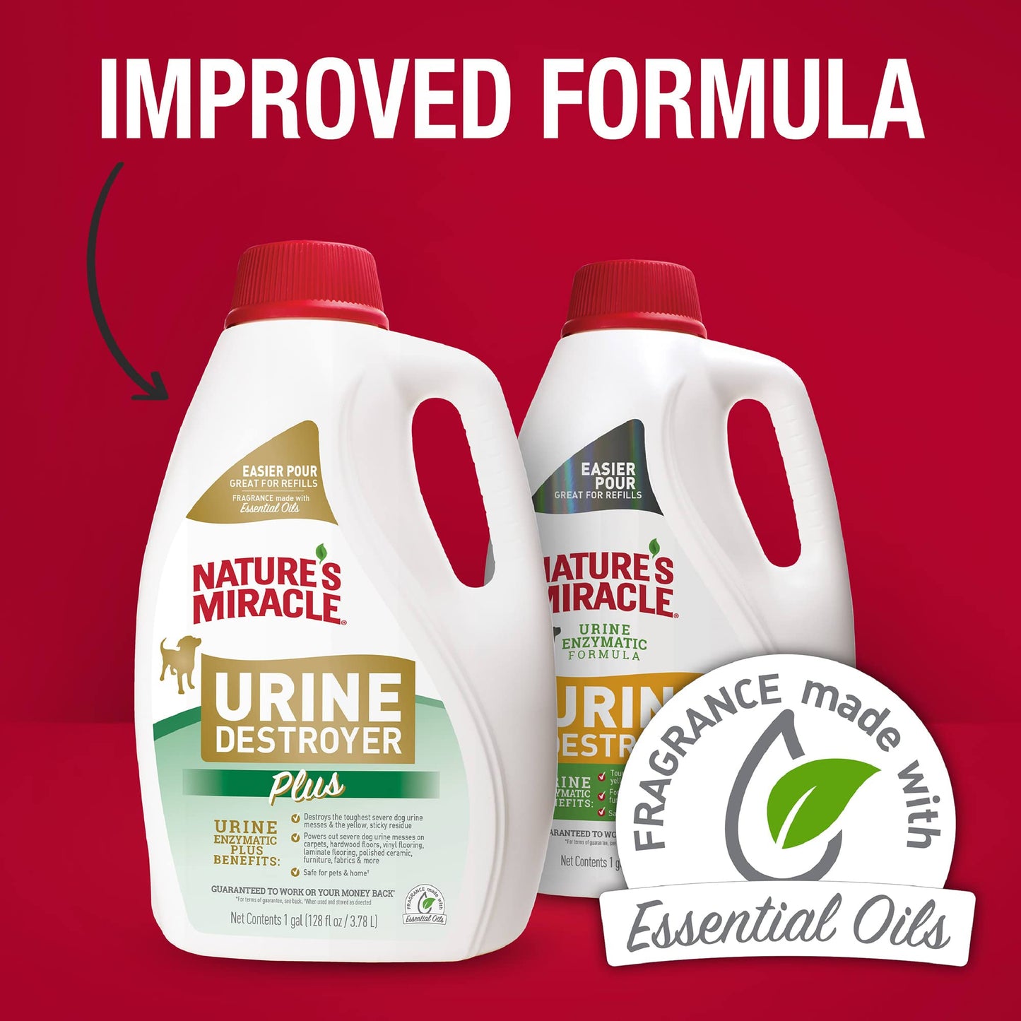 Nature's Miracle Dog Urine Destroyer Plus, Enzymatic Cleaner, 32 oz