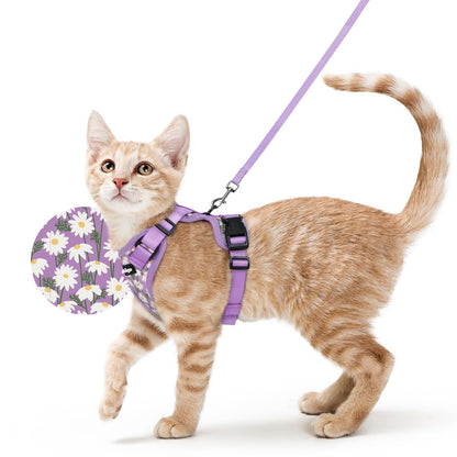 rabbitgoo Cat Harness and Leash Set, Escape Proof Vest, Emerald
