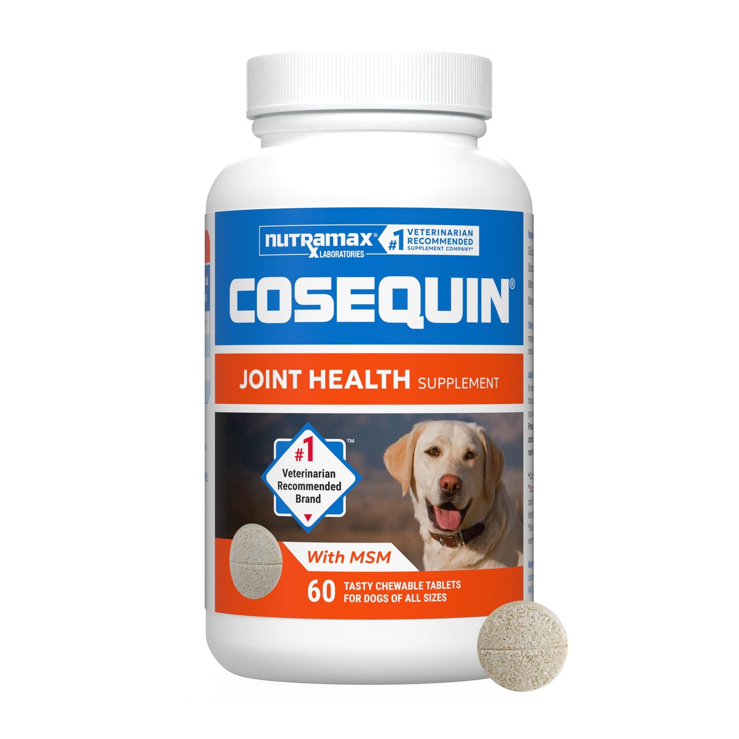 Nutramax Cosequin Joint Supplement for Dogs, Chewable Tablets, 132ct