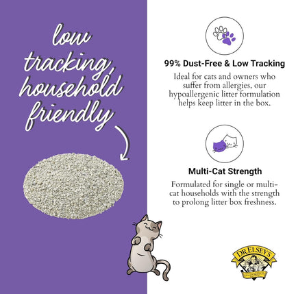 Dr. Elsey's Clean Tracks Clumping Clay Cat Litter, 20 lbs.