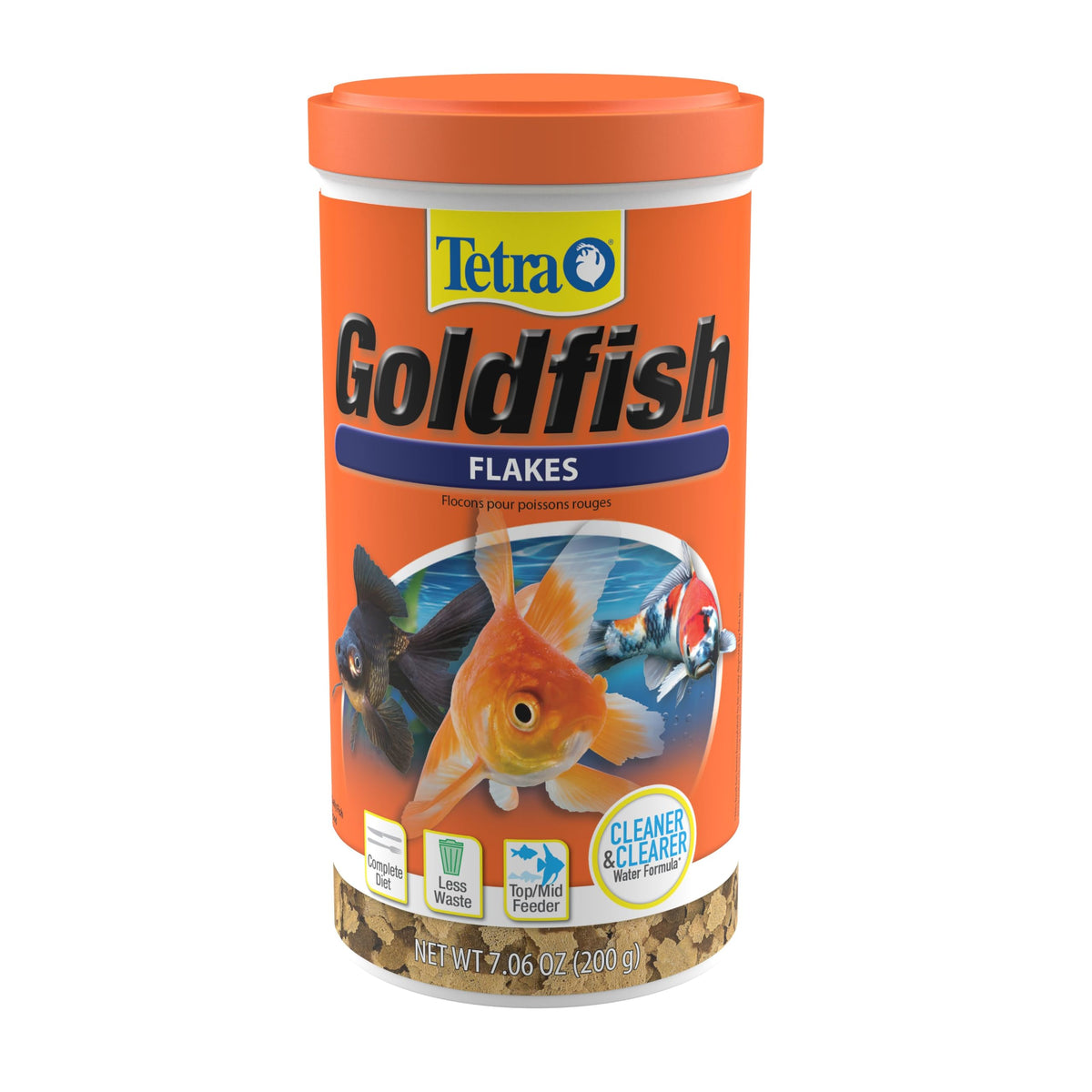Tetra Goldfish Flakes, Nutritionally Balanced Diet For Aquarium Fish, Vitamin C Enriched Flakes, 0.42 oz