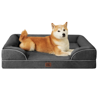 EHEYCIGA Orthopedic Small Dog Bed, Waterproof Memory Foam Washable Pet Beds