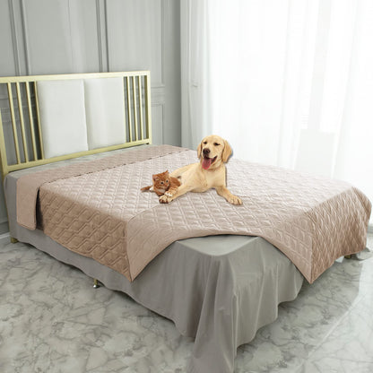 Ameritex Waterproof Dog Bed Blankets Cover for Bed Couch Sofa Reversible