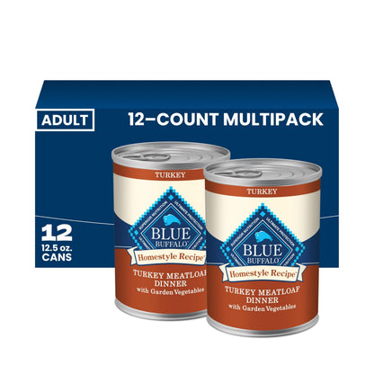 Blue Buffalo Homestyle Recipe Variety Pack Wet Dog Food, 12.5 oz, 6 ct