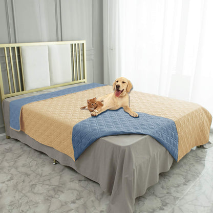 Ameritex Waterproof Dog Bed Blankets Cover for Bed Couch Sofa Reversible