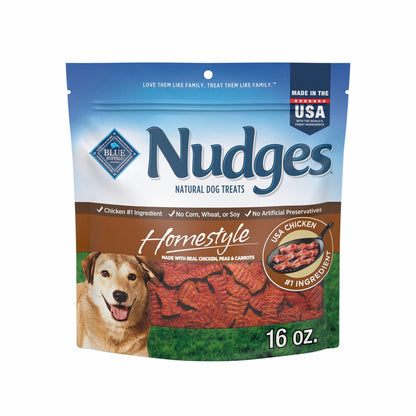 Blue Buffalo Nudges Grillers Steak Dog Treats, 16 oz