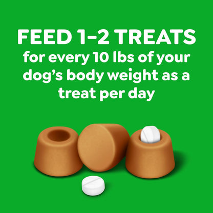 Greenies Pill Pockets Small Dog Treats, Cheese Flavor, 3.2 oz, 6-Pack