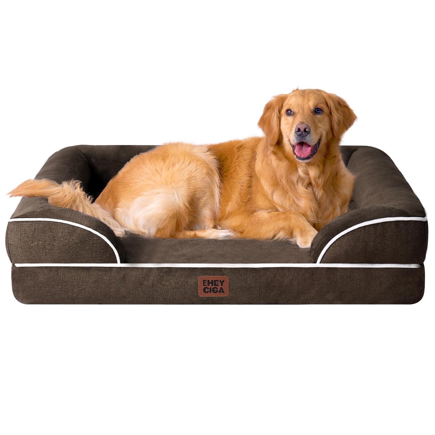 EHEYCIGA Orthopedic Small Dog Bed, Waterproof Memory Foam Washable Pet Beds