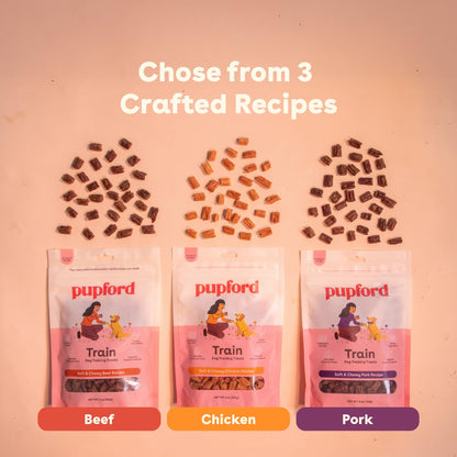 Pupford Soft & Chewy Training Treats for Dogs & Puppies (Chicken, 10 oz, 2 Pack)