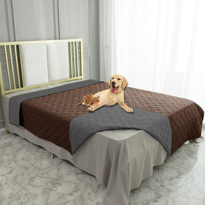 Ameritex Waterproof Dog Bed Blankets Cover for Bed Couch Sofa Reversible