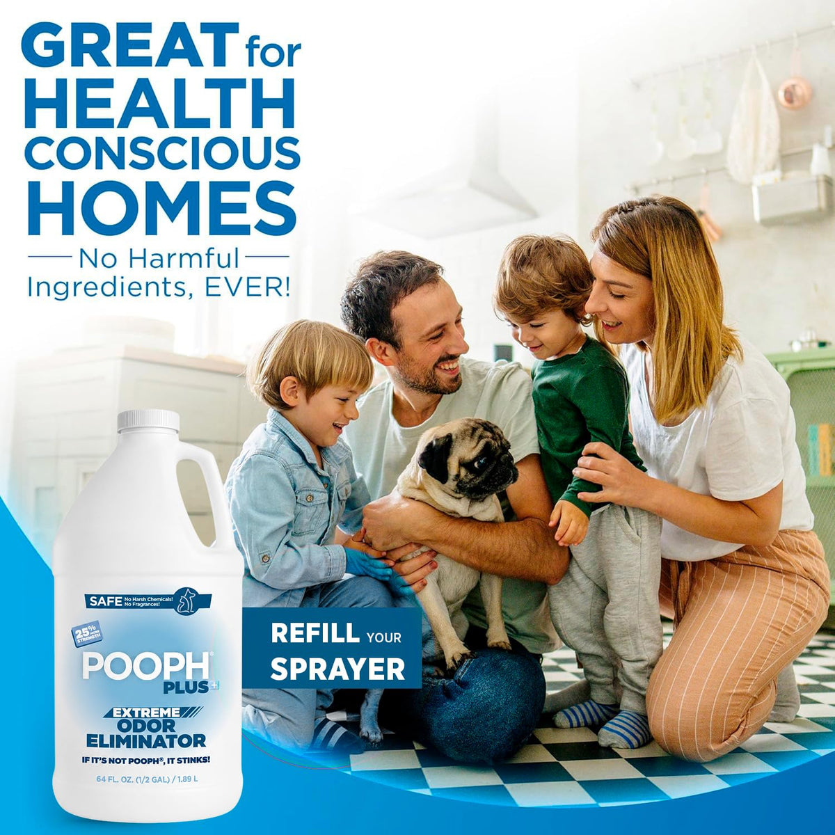 POOPH Pet Odor Eliminator Spray, 16 oz