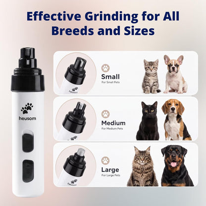Silent Groom Pro Pet Nail Grinder | Whisper Quiet Dog Nail Grinder