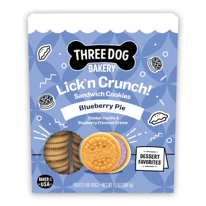 Three Dog Bakery Lick'n Crunch! Dog Treats - 13 oz