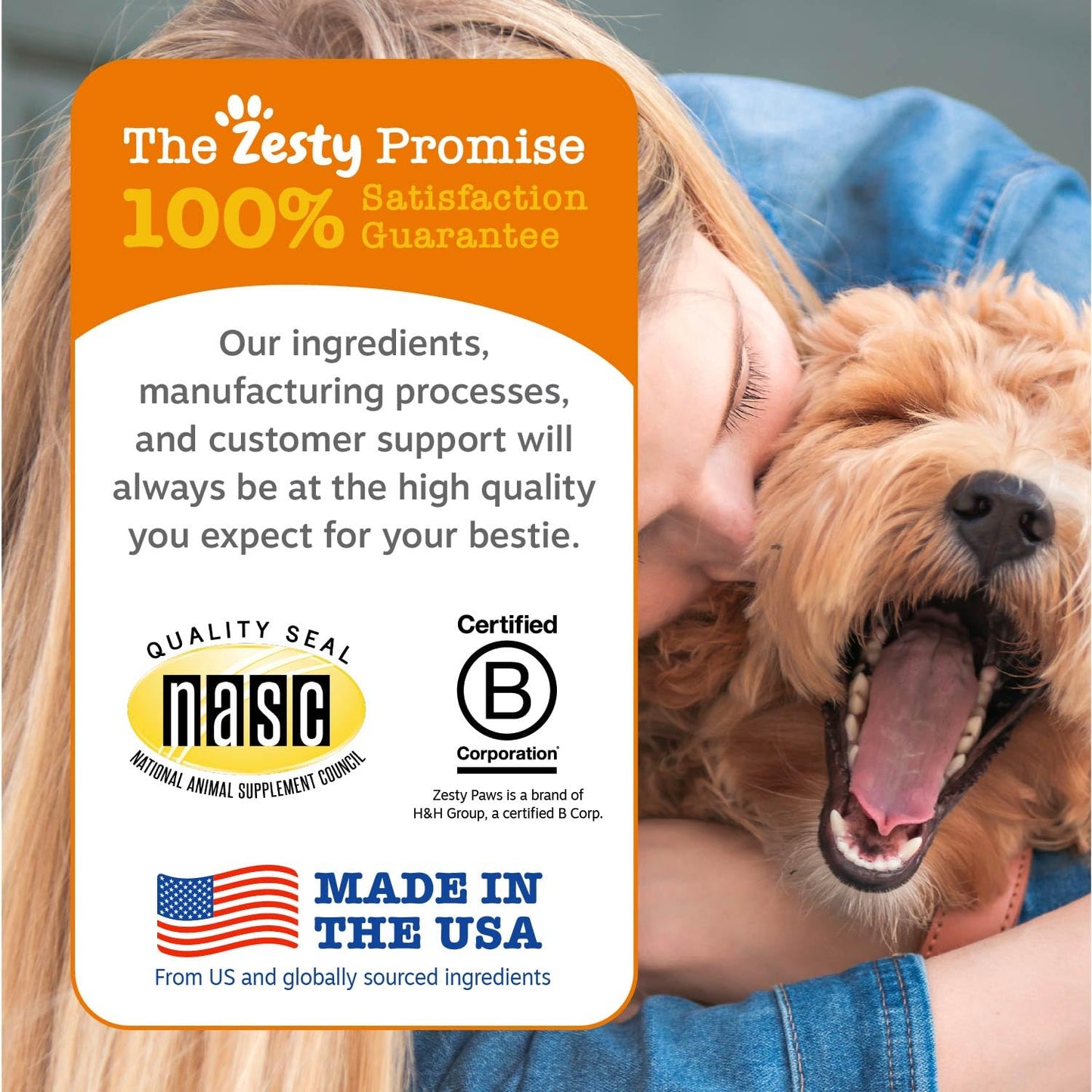 Zesty Paws Salmon Oil for Dogs & Cats - Omega 3 for Dogs & Cats, 32 oz