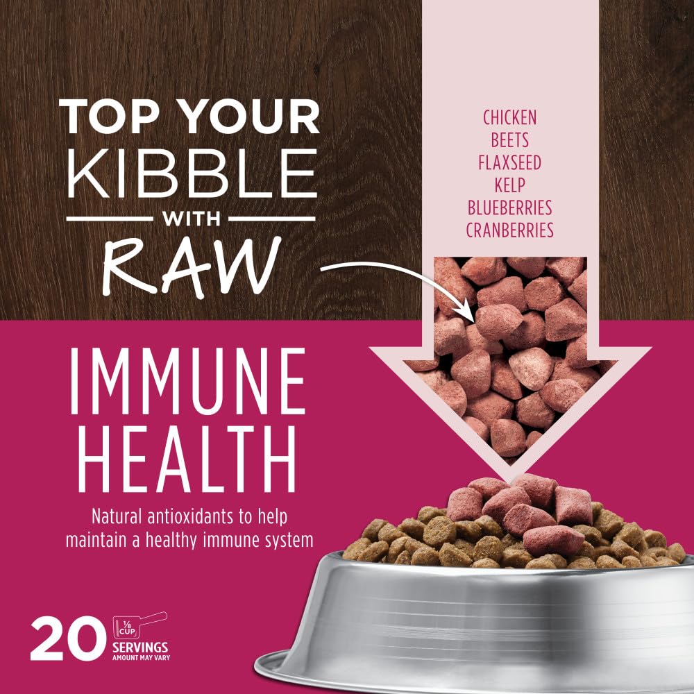 Instinct Freeze Dried Mixers, Dog Food Toppers, Beef, 6 oz. Bag