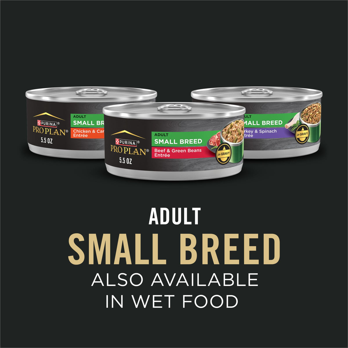 Purina Pro Plan Small Breed Dry Dog Food, Shredded Blend Chicken, 34 lb Bag