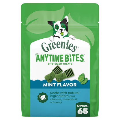 Greenies Anytime Bites Dog Treats, Blueberry Flavor, 10.3 oz