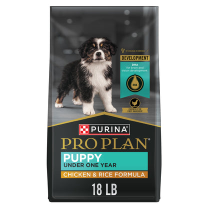 Purina Pro Plan Puppy Formula Dry Dog Food Shredded Blend, 6 lb Bag
