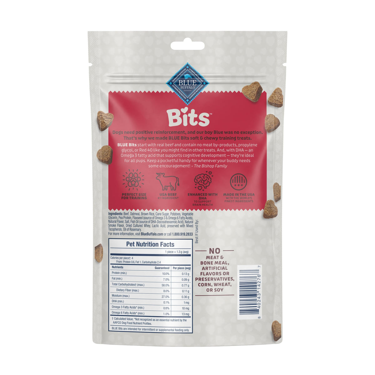 Blue Buffalo Bits Salmon Training Treats, 4 oz