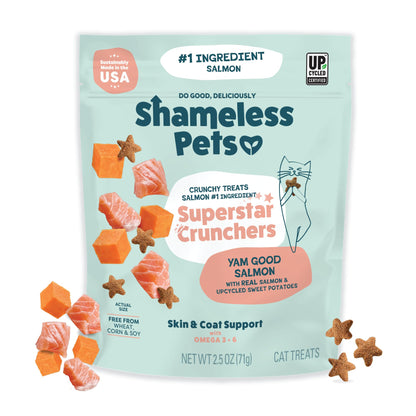 Shameless Pets Catnip N Chill Crunchy Cat Treats, 12 oz