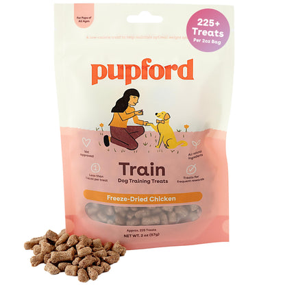 Pupford Freeze Dried Training Treats for Dogs & Puppies (Beef Liver, 4 oz)
