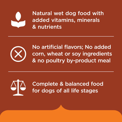 Nutrish Chicken Paw Pie Wet Dog Food, 8 oz. Tub (Pack of 8) (Rachael Ray)