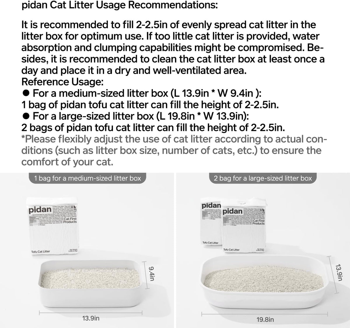 pidan Tofu Cat Litter Clumping,Flushable,Plant Based Litter 4 Pack