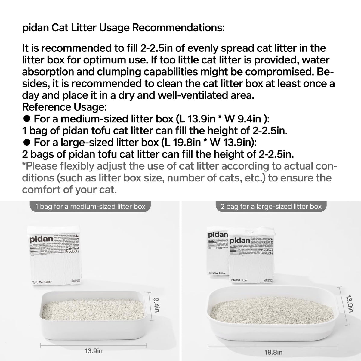 pidan Tofu Cat Litter Clumping,Flushable,Plant Based Litter 4 Pack