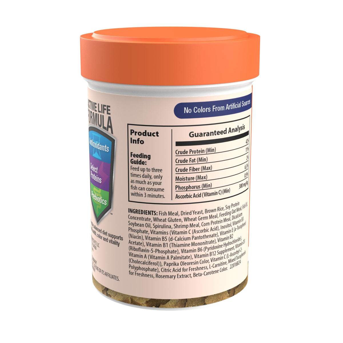 Tetra Goldfish Flakes, Nutritionally Balanced Diet For Aquarium Fish, Vitamin C Enriched Flakes, 0.42 oz
