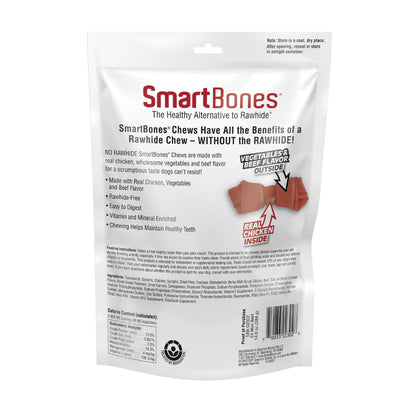 SmartBones Mini Bones Rawhide-Free Dog Treat, with Real Chicken, 56 Count