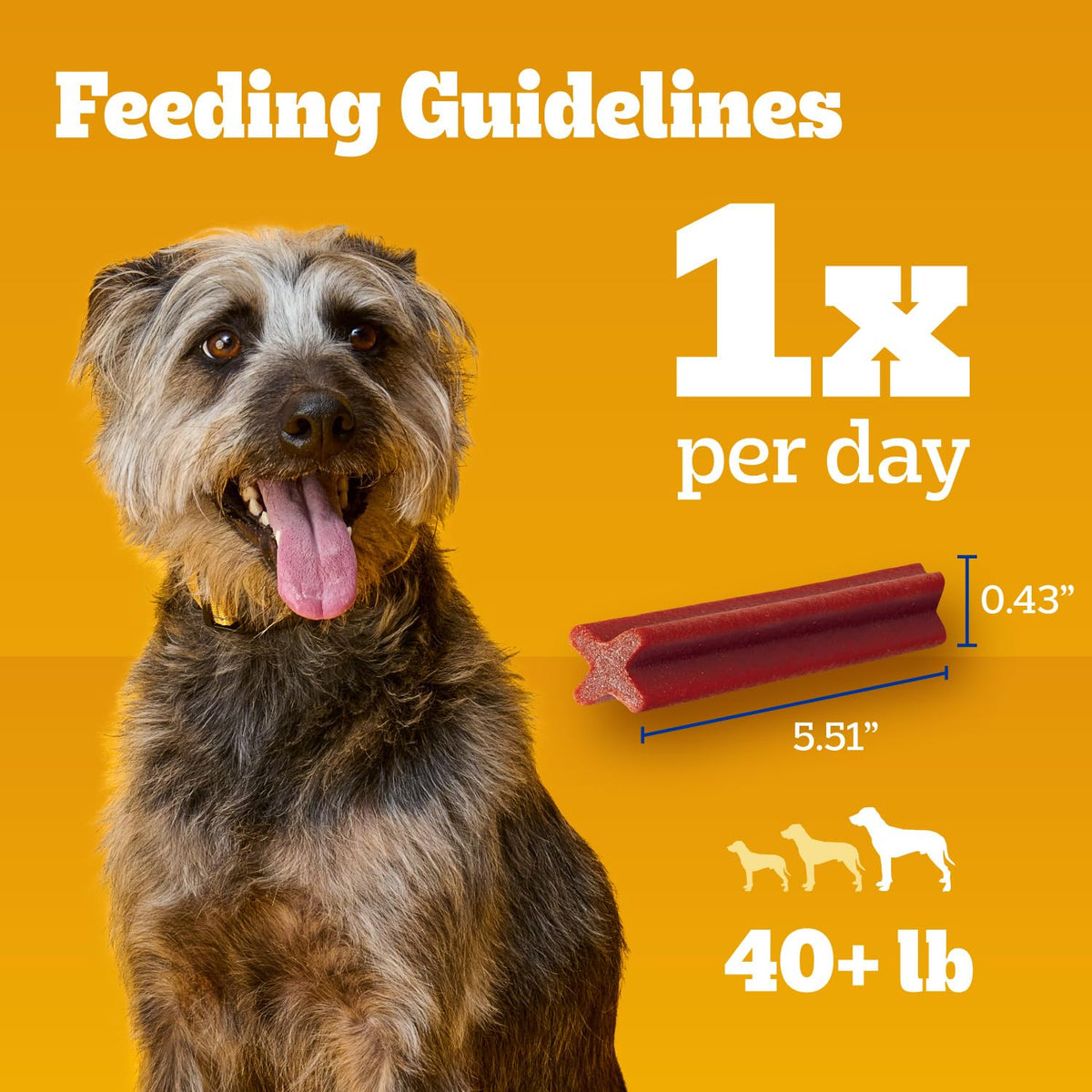Pedigree Dentastix Large Breed Dental Dog Treats, Variety, 51 Count