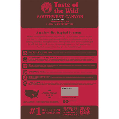 Taste of the Wild Sierra Mountain Dry Dog Food, Roasted Lamb, 5lb