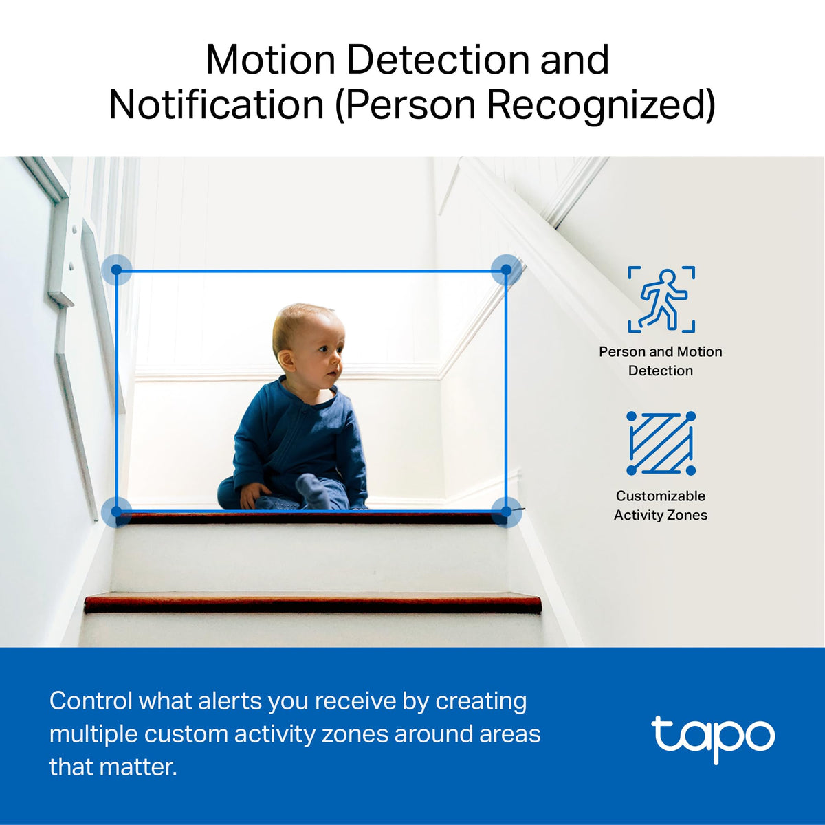 Tapo 1080P Indoor Security Camera, Baby Monitor, Dog Camera, Wired, C100