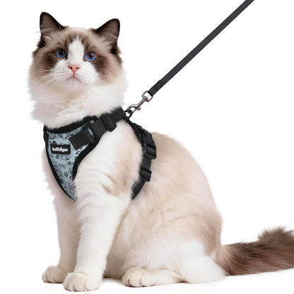rabbitgoo Cat Harness and Leash Set, Escape Proof Vest, Emerald