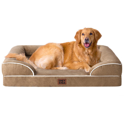 EHEYCIGA Orthopedic Small Dog Bed, Waterproof Memory Foam Washable Pet Beds