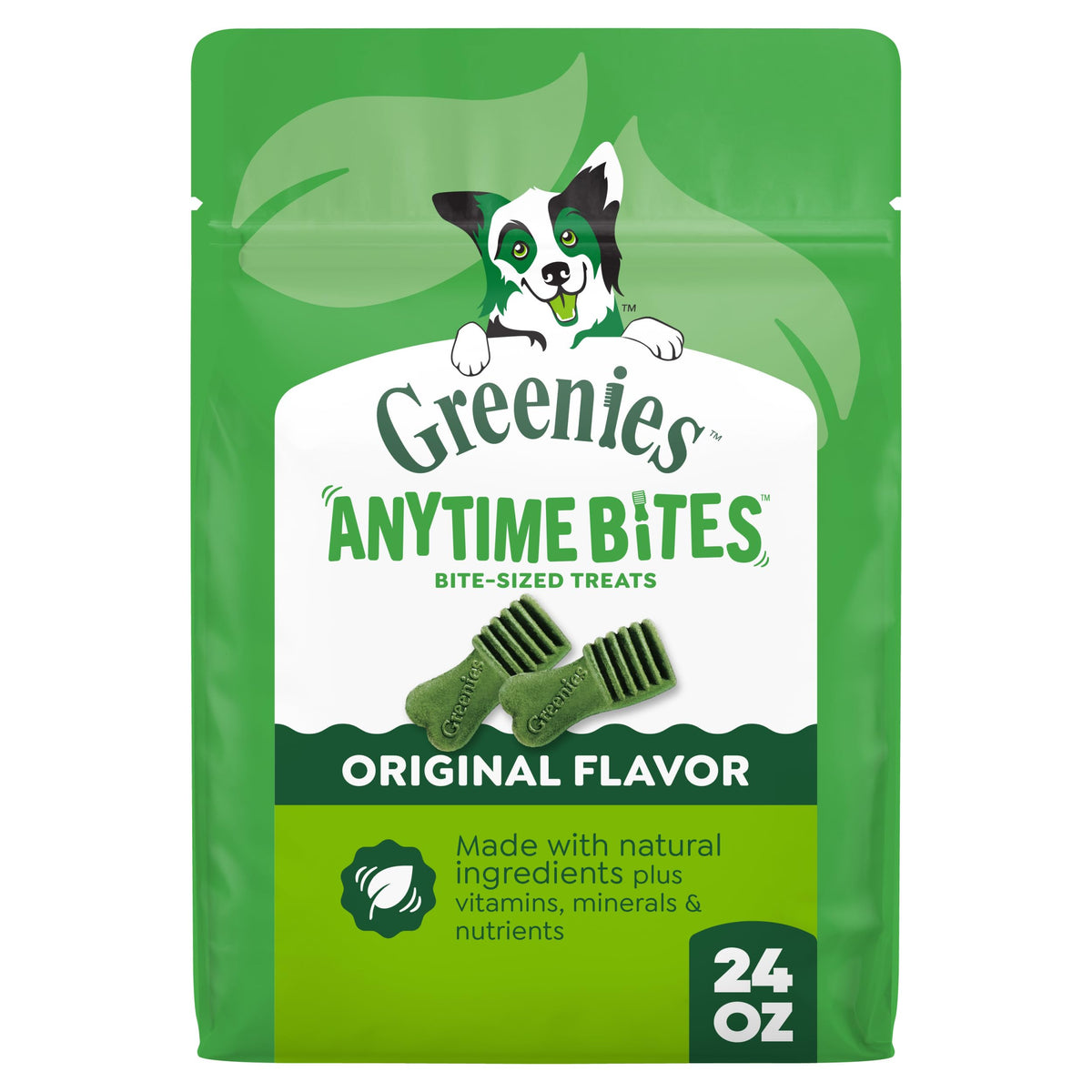 Greenies Anytime Bites Dog Treats, Blueberry Flavor, 10.3 oz