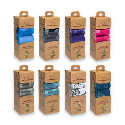 Best Pet Supplies GRS Poop Bags for Dogs - 600 Count, Green, Unscented