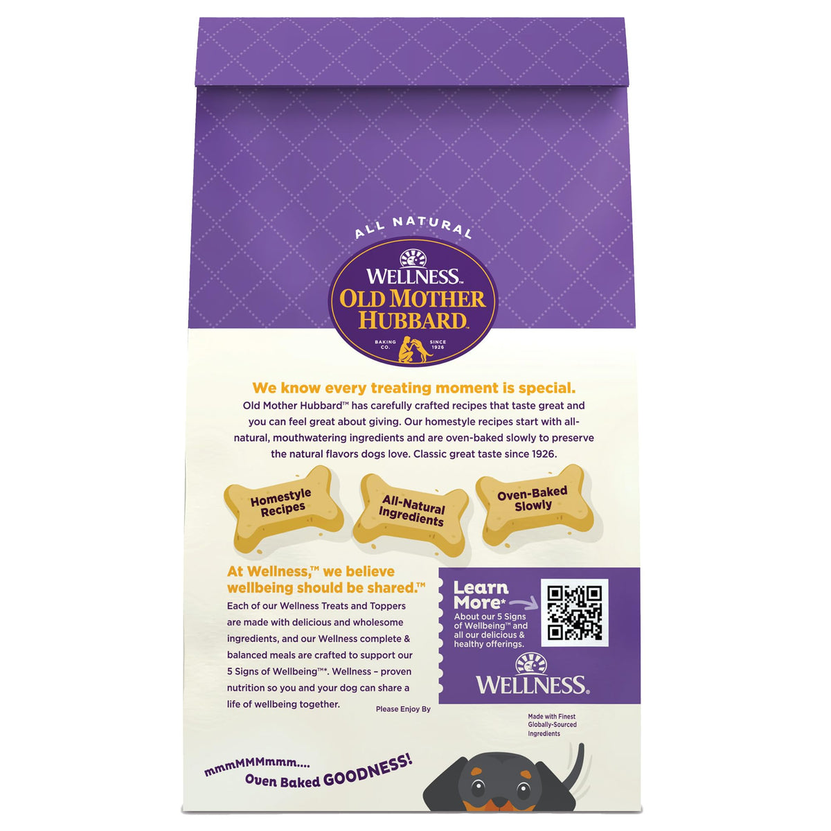 Old Mother Hubbard Wellness P-Nuttier Dog Biscuits, Natural, Training Treats, Peanut Butter Flavor, Mini Size, (20 Ounce Bag)