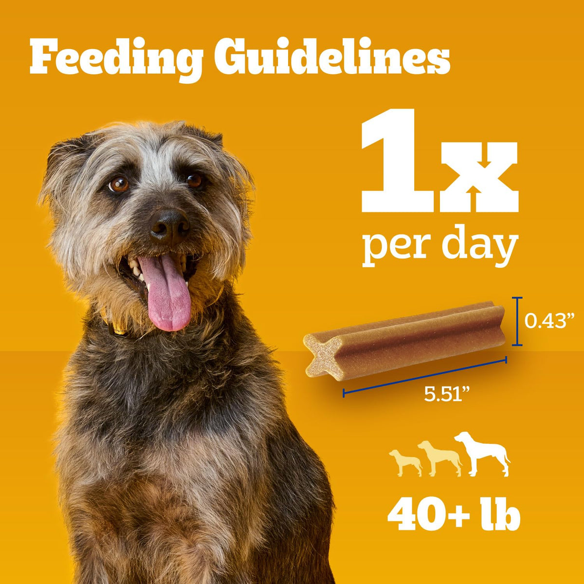 Pedigree Dentastix Large Breed Dental Dog Treats, Variety, 51 Count