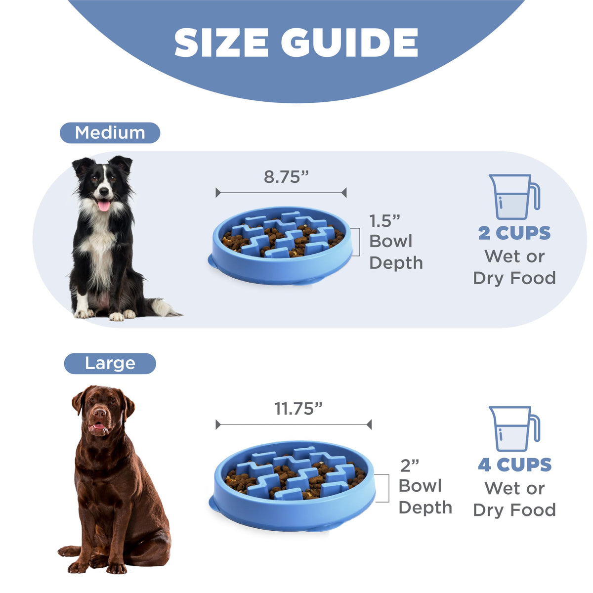 Outward Hound Fun Feeder Slo Bowl Dog Slow Feeder, Wave, Pink, 5.8"