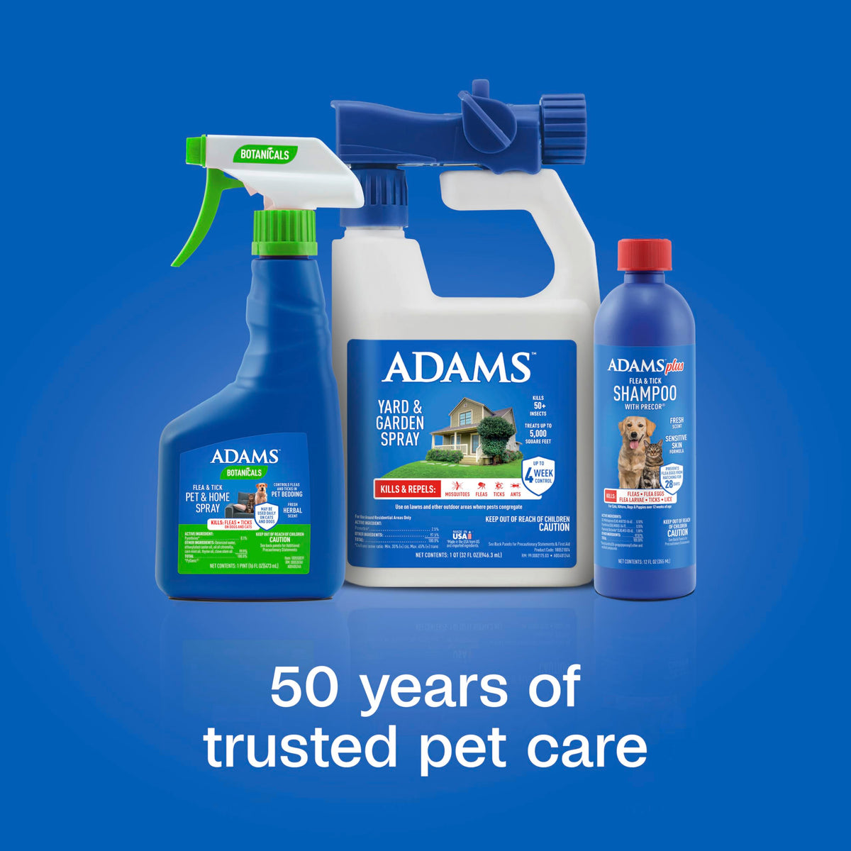 ADAMS Flea & Tick Home Spray for Bed Bugs, Fleas & Ticks, 24 oz