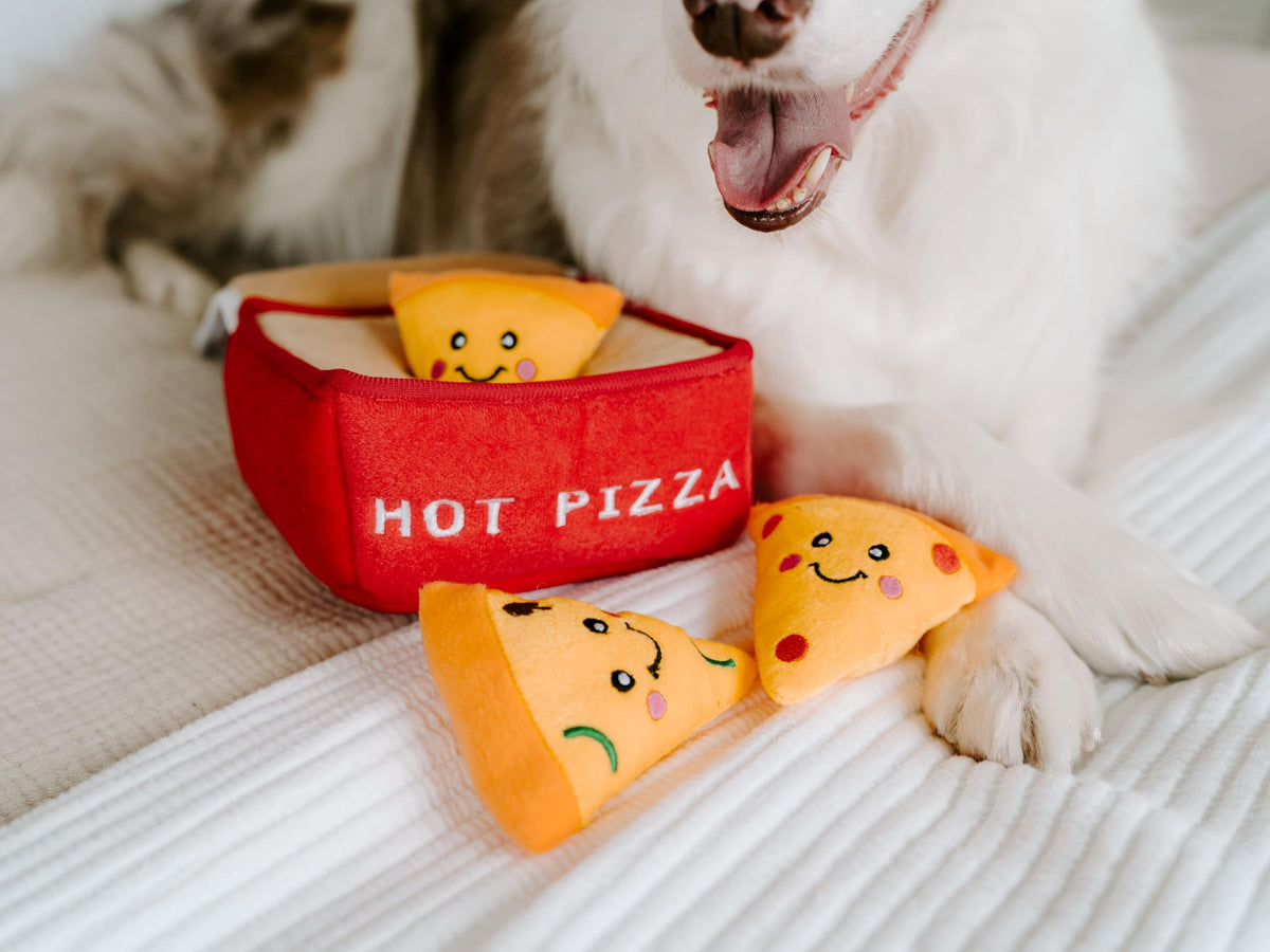 ZippyPaws Burrow Hide & Seek Plush Puzzles - Milk and Cookies